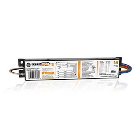 GE LIGHTING 145 to 148 Watts, 4 Lamps, Electronic Ballast MPN:GE432MAXP-H-ULTRA