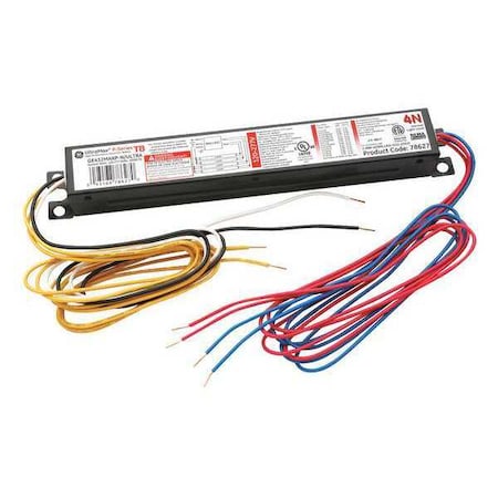 GE LIGHTING 107 to 109 Watts, 4 Lamps, Electronic Ballast MPN:GE432MAXP-N-ULTRA