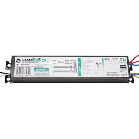 CFL Ballast, Electronic, 99W, 120/277V MPN:GEC340MAX-A