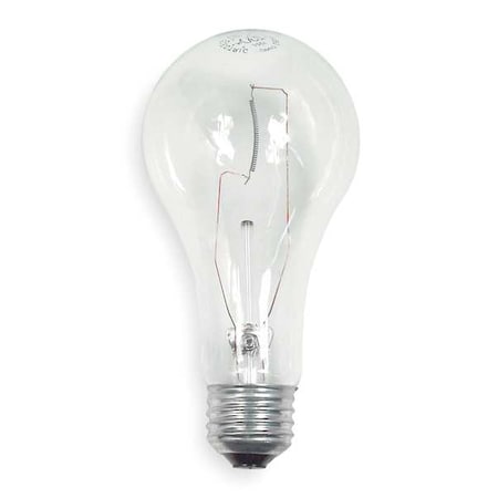GE LIGHTING 200W, A21 Incandescent Light Bulb MPN:200A/CL-1