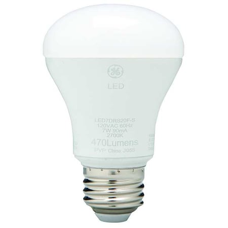 LED Lamp, R20, 7.0W, 3000K, E26 MPN:LED5DR20/930