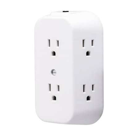 Outlet Tap, Wall Tap, 0 ft., White MPN:56575