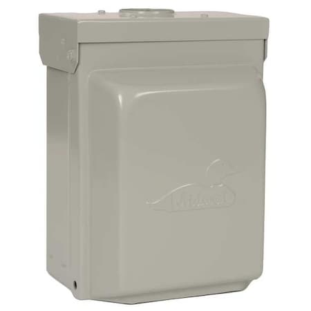 14 3/8 in H x 7 1/4 in W x 5 3/16 in D Unmetered Surface Power Outlet MPN:U011C010