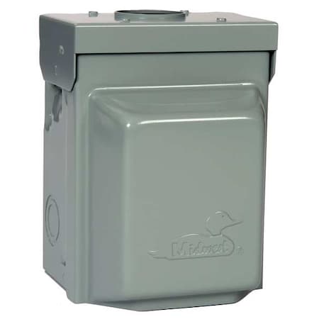 Steel Unmetered Surface Power Outlet, 7-1/8 in H, 5-3/16 in D, NEMA 3R MPN:U013