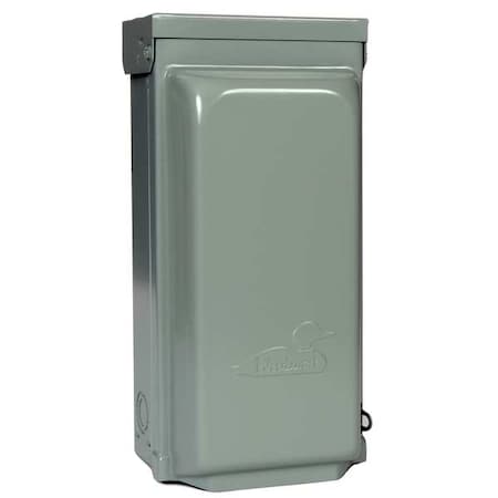 Steel Power Inlet, 14-3/8 in H, 5-3/16 in D, NEMA 3R MPN:U020N