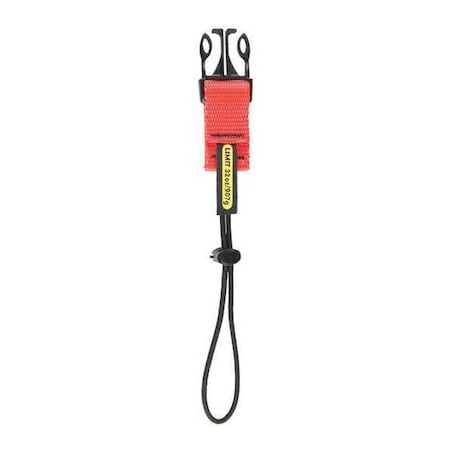 Retractable Tool Lanyard, 9inL, Orange, 2lb MPN:AC0-0205-3PK