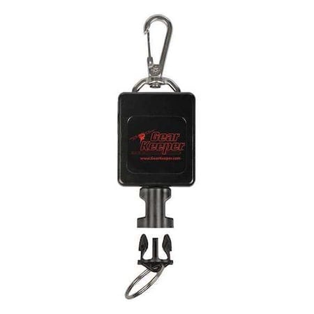 Flashlight Retractor, 32 in. L, SS, Snap MPN:RT3-4493