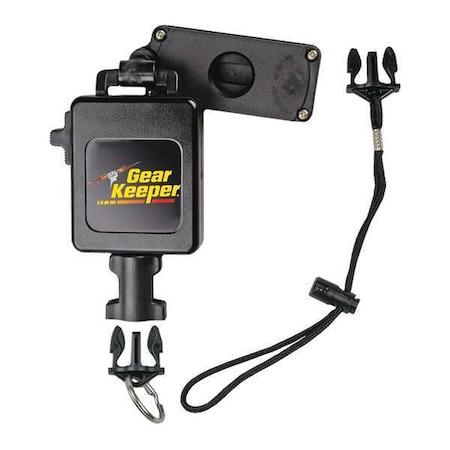 Retractor, 42in L, Black, 3/4lb, Belt Clip MPN:RT3-7612