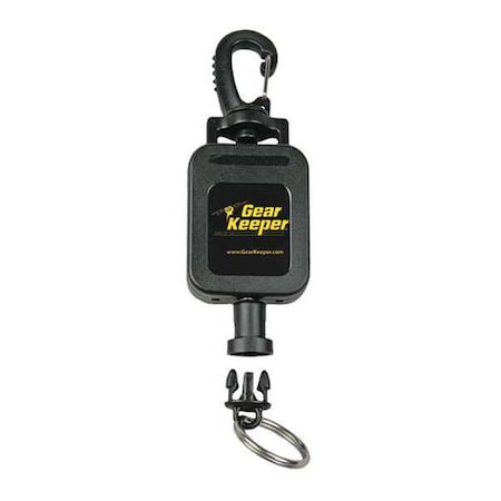 Retractor, 36inL, Black, 3/8lb, Plastic/SS MPN:RT4-0041