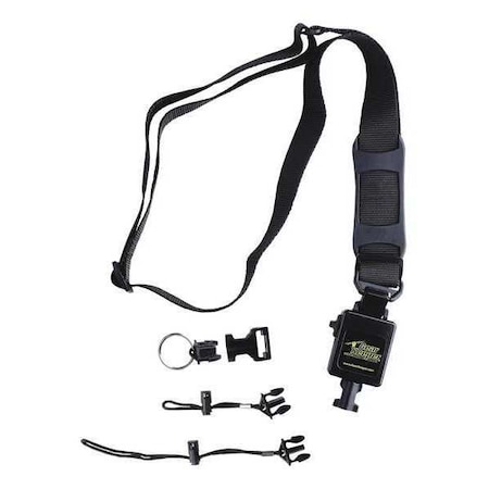 Shoulder Strap, 42in L, Black, 3/4 lb, Nylon MPN:TL1-1012
