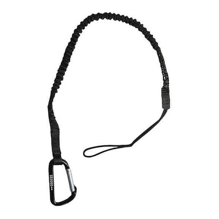 Tool Lanyard, 44inL, Black, 15lb, Carabiner MPN:TL1-3008-10PK