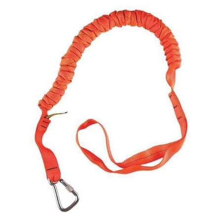 Tool Lanyard, 112 in L, 25lb., SS, Carabiner MPN:TL1-4025