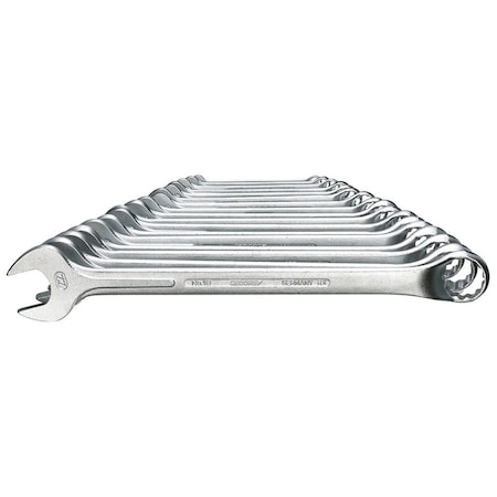 Combination Wrench Set, 17 pcs., 6-22mm, Offset: 10 Degrees MPN:1 B-017