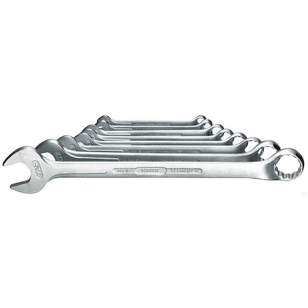 Combination Wrench Set, 8 pcs., 3/8-1