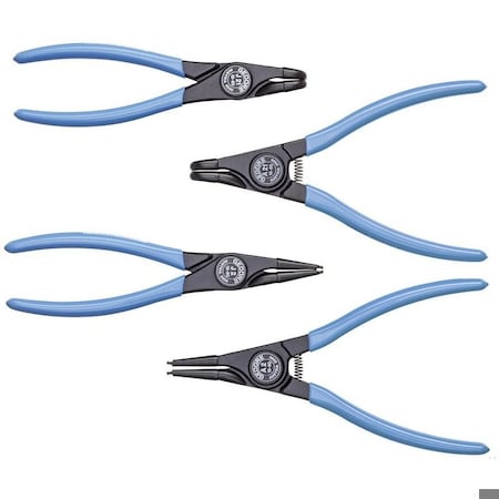 Pliers Set, 4 pcs., Material: GEDORE Chrome-Vanadium Special Hardened and Tempered Steel MPN:1102-001