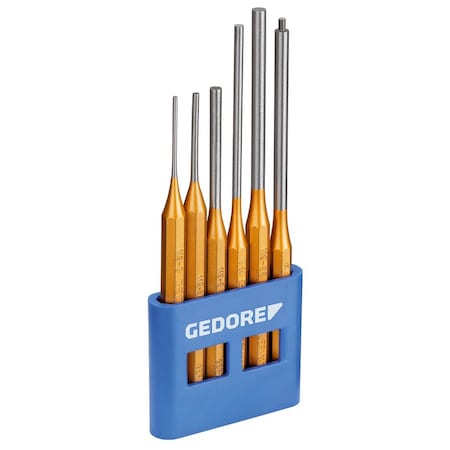 Pin Punch Set, 6 pcs., Plastic Holder MPN:116 L