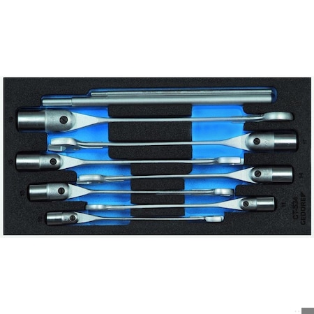 Set Combination Swivel Head Wrench, SAE or Metric: Metric MPN:1500 CT1-534
