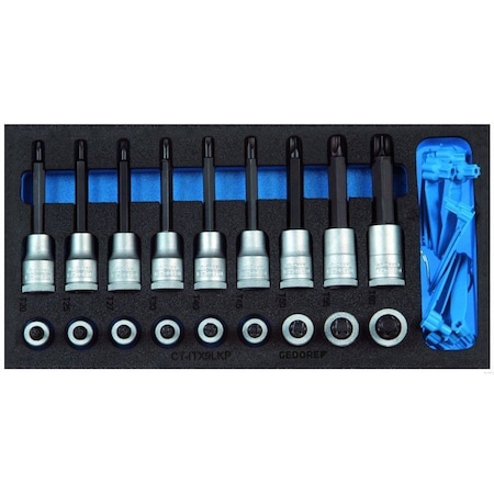 Screwdriver Bit Socket Set, 1/2