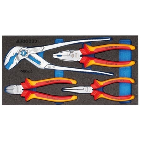 VDE Pliers Set In 1/3 Check-Tool Module MPN:1500 CT1-VDE 142