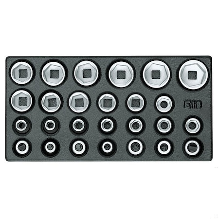 Socket Set, 1/2, 1733109 MPN:1500 ES-19 IS