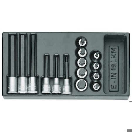 Screwdriver Bit Socket Set, 1/2