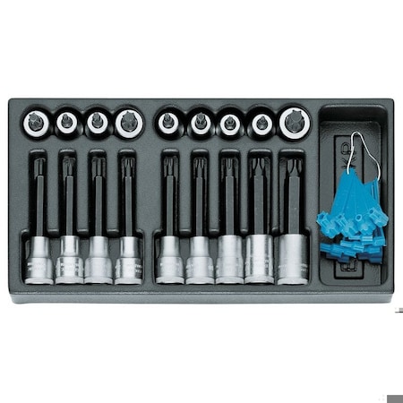 Screwdriver Bit Socket Set, 1/2