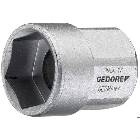 18.95mm Hex Drive, 17mm Metric Socket, 6 Points MPN:19 SK 17