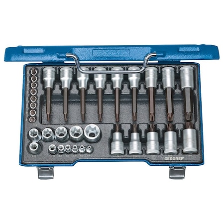 Screwdriver Bit Socket Set, 1/2