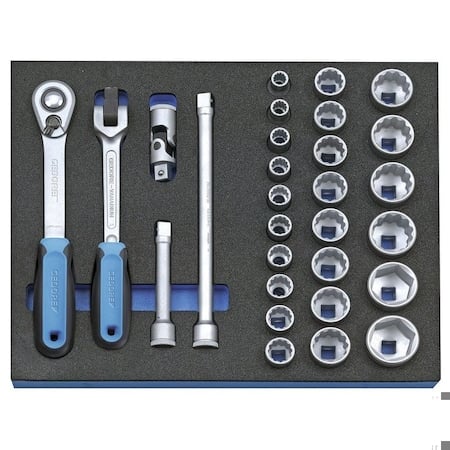 Socket Set 1/2 in In Ct Module 29 Pcs MPN:2016494