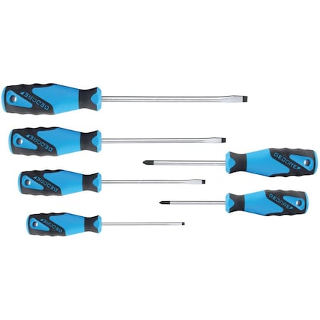 Screwdriver Set, 3C, 6 pcs., Is 4-8 Pz 1-2 MPN:2150-2160 PZ-06