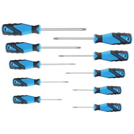 Screwdriver Set, 3C, 10 pcs., Torx T7-T40 MPN:2163 TX-010
