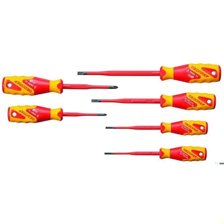 Vde Screwdriver Set Slim Drive, 6 Pcs MPN:2928728