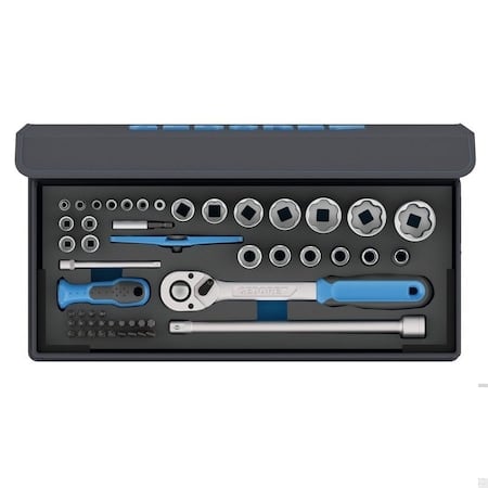 Socket Set 1/4 in plus 1/2 in 52 Pcs MPN:3085031