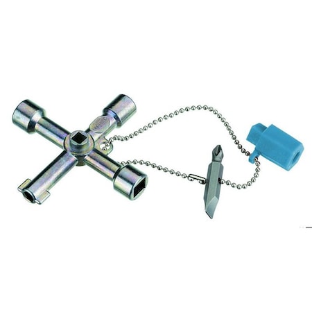 Square, Female Square, Female Three-Square, Two-way-key Bit 72mm, Drive Size: 1/4