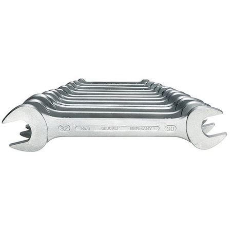 Wrench Set, Doubl Open End, 12 pcs., 6-34mm MPN:6-122 ISO