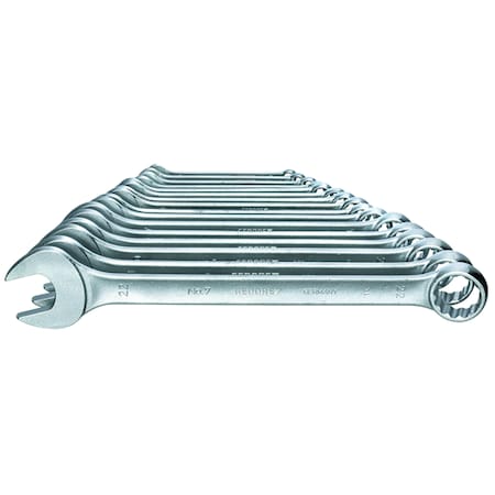 Combination Wrench Set, 17 pcs., 6-22mm, SAE or Metric: Metric MPN:7-017