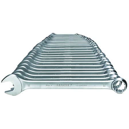 Combination Wrench Set, 26 pcs., 6-32mm, Wrench Head Sizes: 6mm to 32 mm MPN:7-026