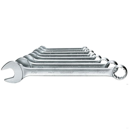 Combination Wrench Set, 8 pcs., 3/8-1Af MPN:7-08 A