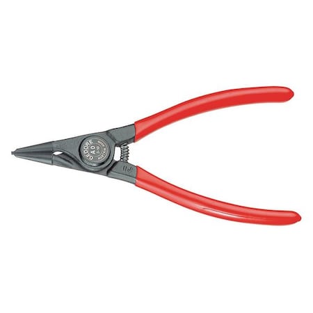 Ext Circlip Pliers, Straight, 3-3/8