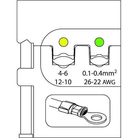 Module Insert, Insulated Terminals, 0.1 MPN:8140-01