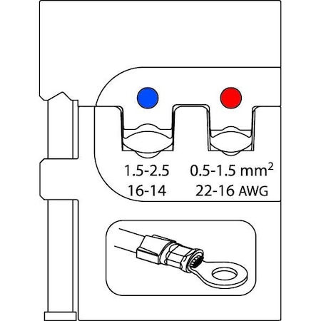 Module Insert, Insulated Terminals, 0.2 MPN:8140-02