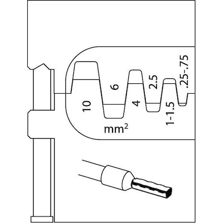 Module Insert, Conductor End-Sleeves, Depth: 30mm MPN:8140-06