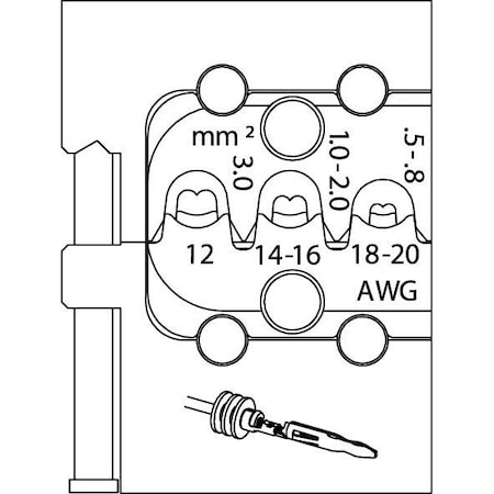 Module Insert For Lamellar Contacts MPN:8140-20