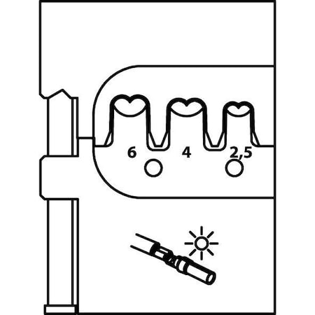 Module Insert For Multi Contact MC4 MPN:8140-25