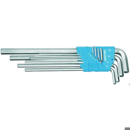 8 Piece Metric L-Shape Hex Key Set, H 42 EL-88 MPN:H 42 EL-88