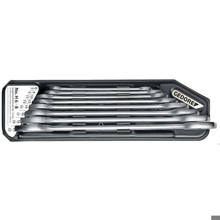 Wrench Set, Double Open Ended, 6-22mm MPN:H 6-8