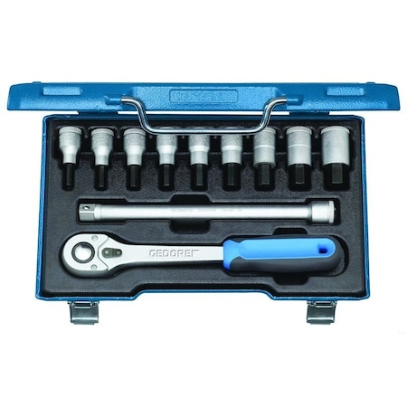 Screwdriver Bit Socket Set, 1/2