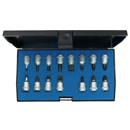 Screwdriver Bit Socket Set, 1/4