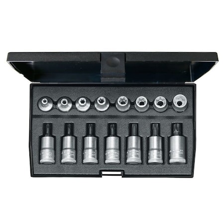 Screwdriver Bit Socket Set, 3/8