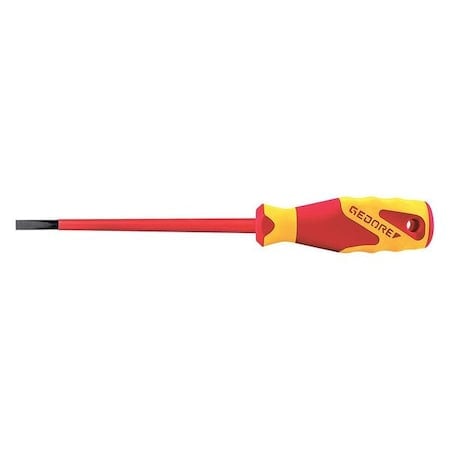 Insulated Screwdriver, Slotted, 4mm Slotted 4mm x 0.8mm MPN:VDE 2170 4